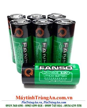 FANSO CR17450E, Pin nuôi nguồn FANSO CR17450E lithium 3.0v 4/5A 2000mAh chính hãng _Xuất xứ China 